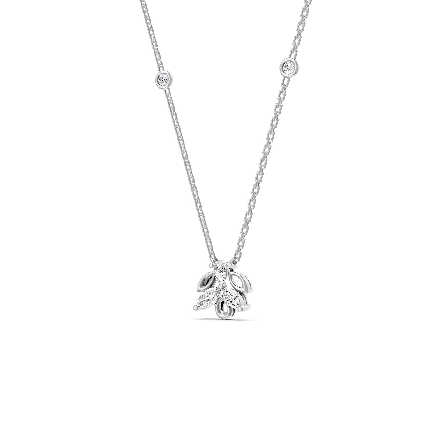 18 K White Gold