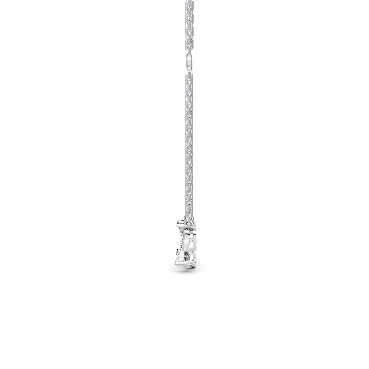 18 K White Gold