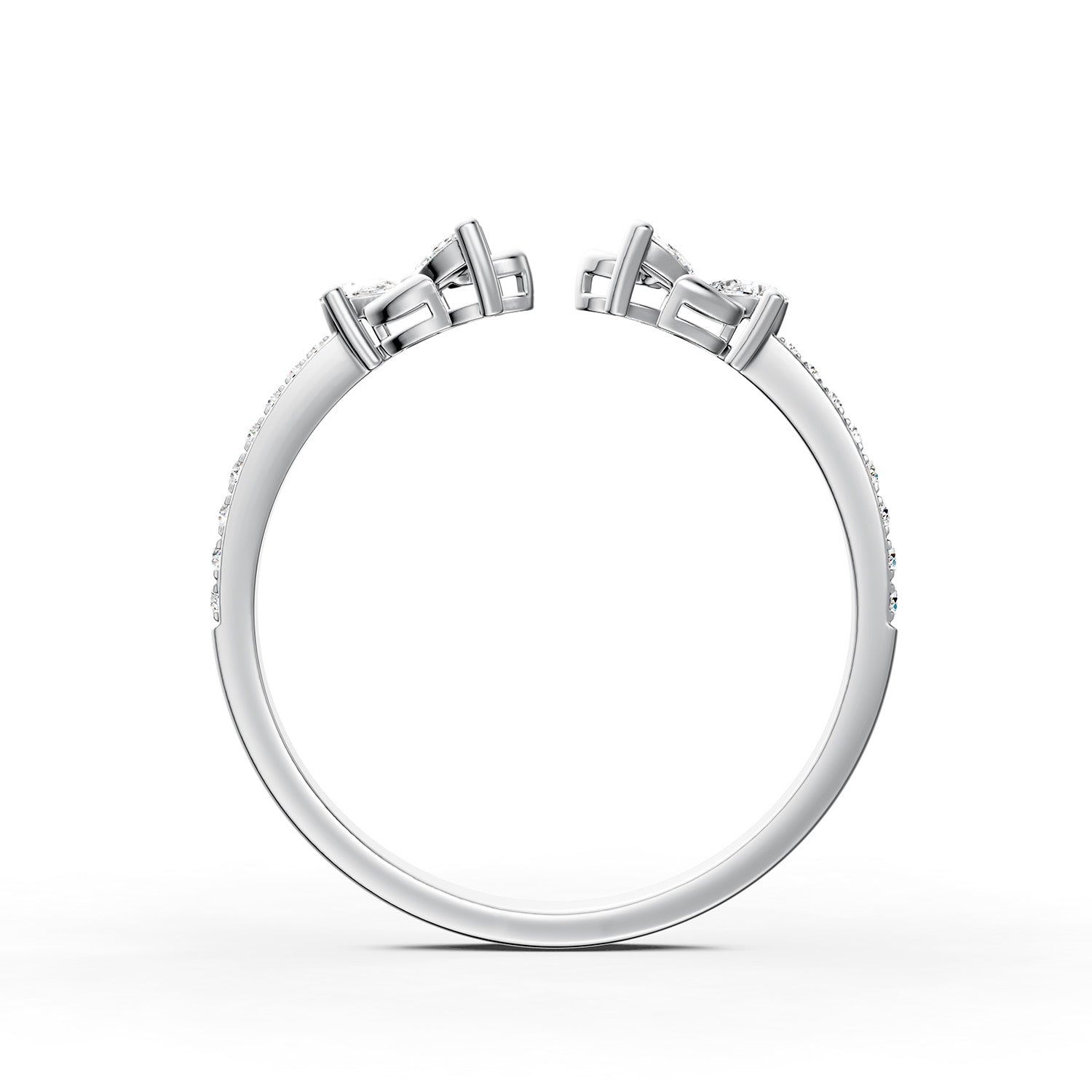 18 K White Gold