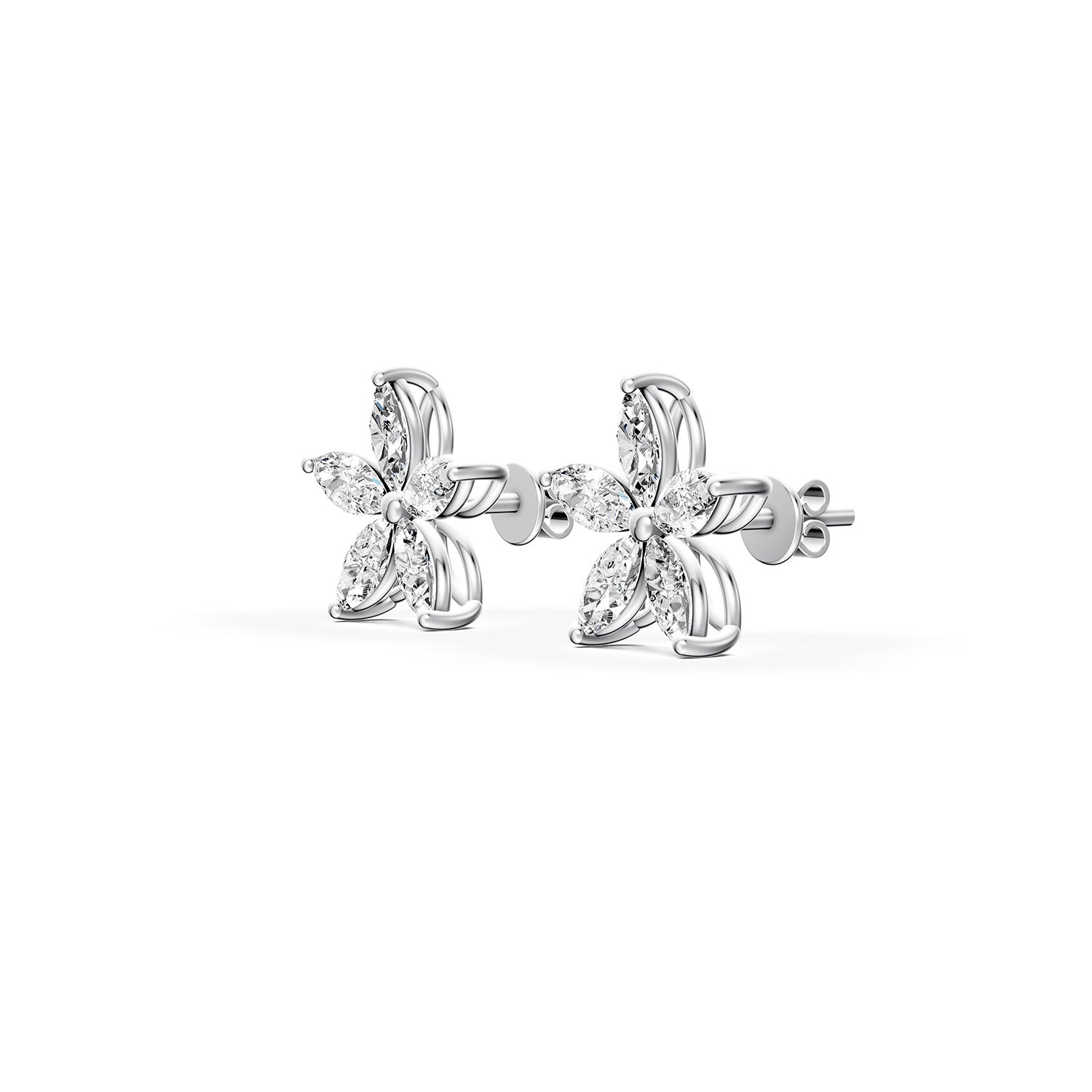 18 K White Gold 