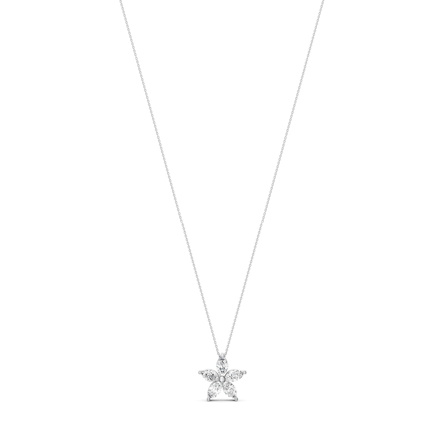 18 K White Gold