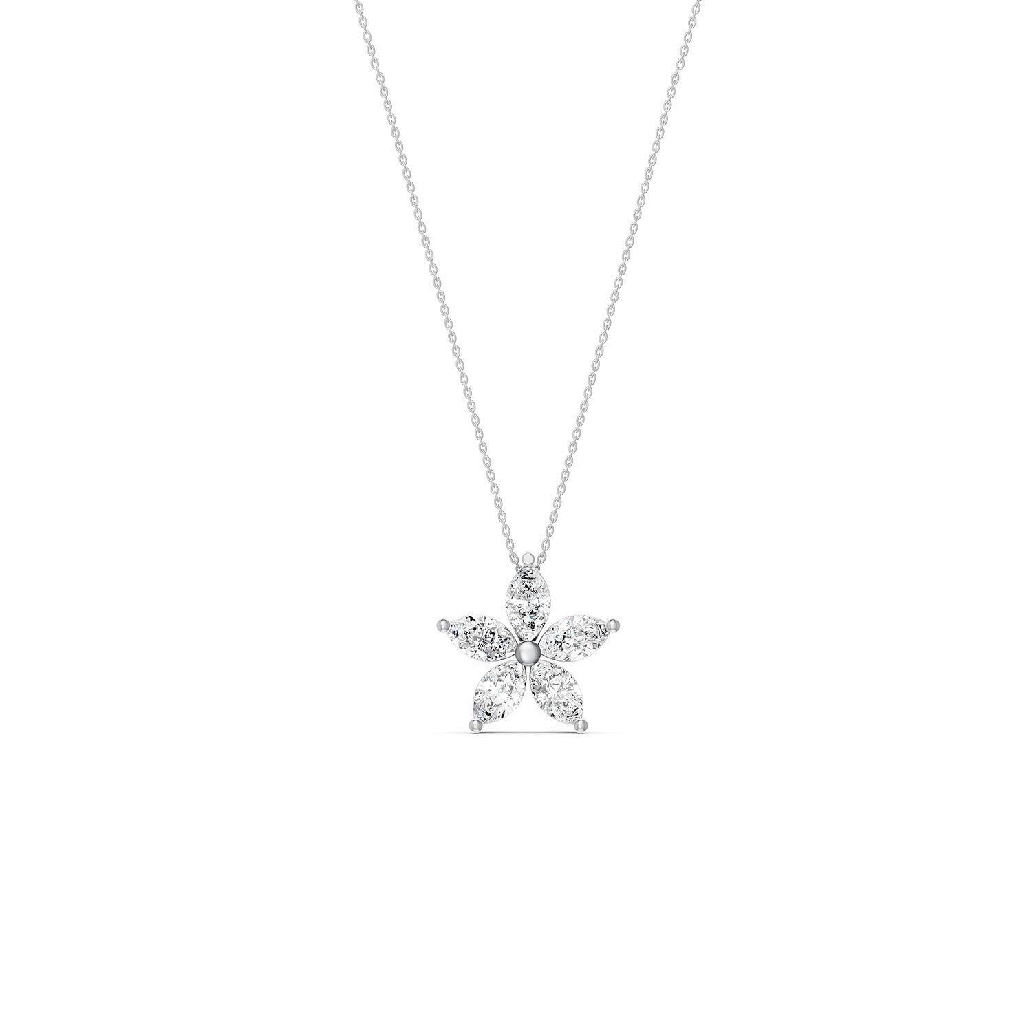 18 K White Gold