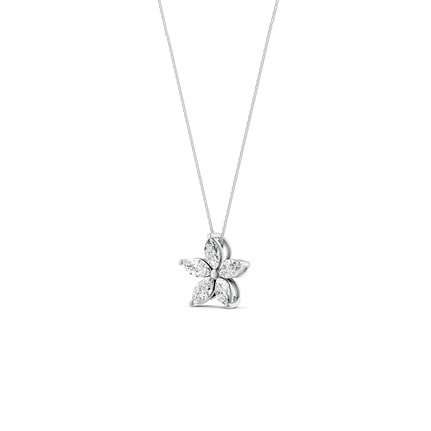 18 K White Gold