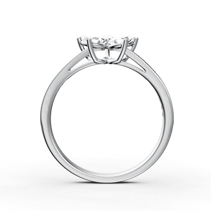 18 K White Gold