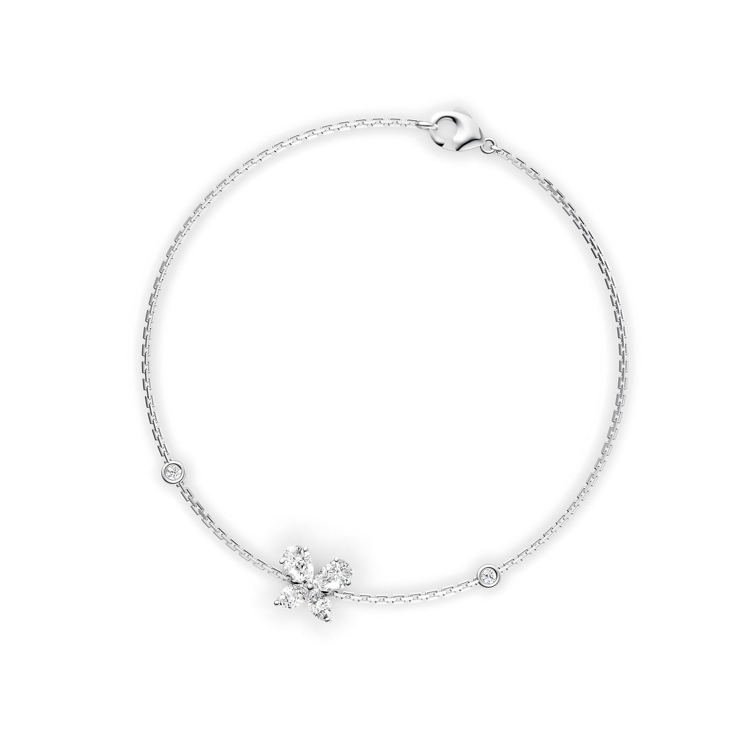 18 K White Gold