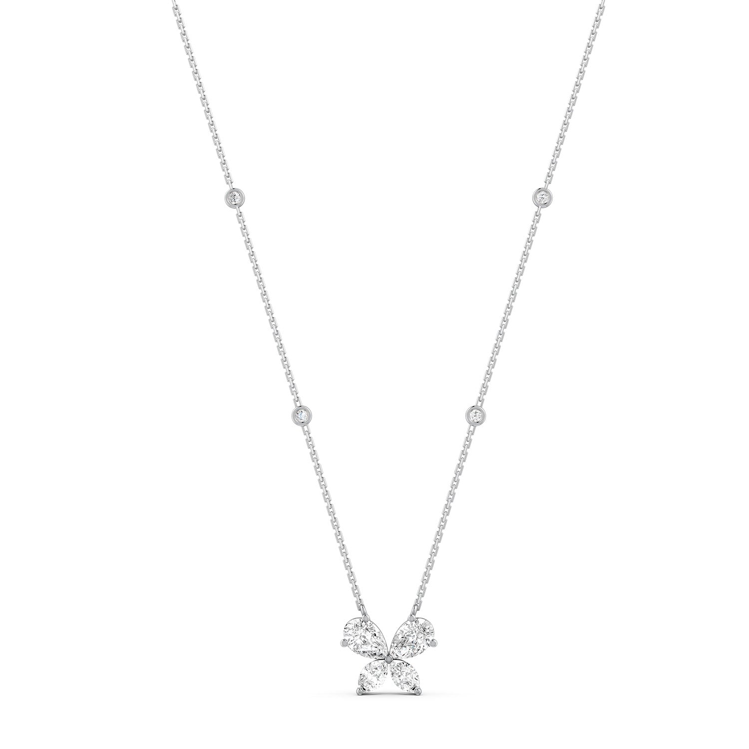 18 K White Gold