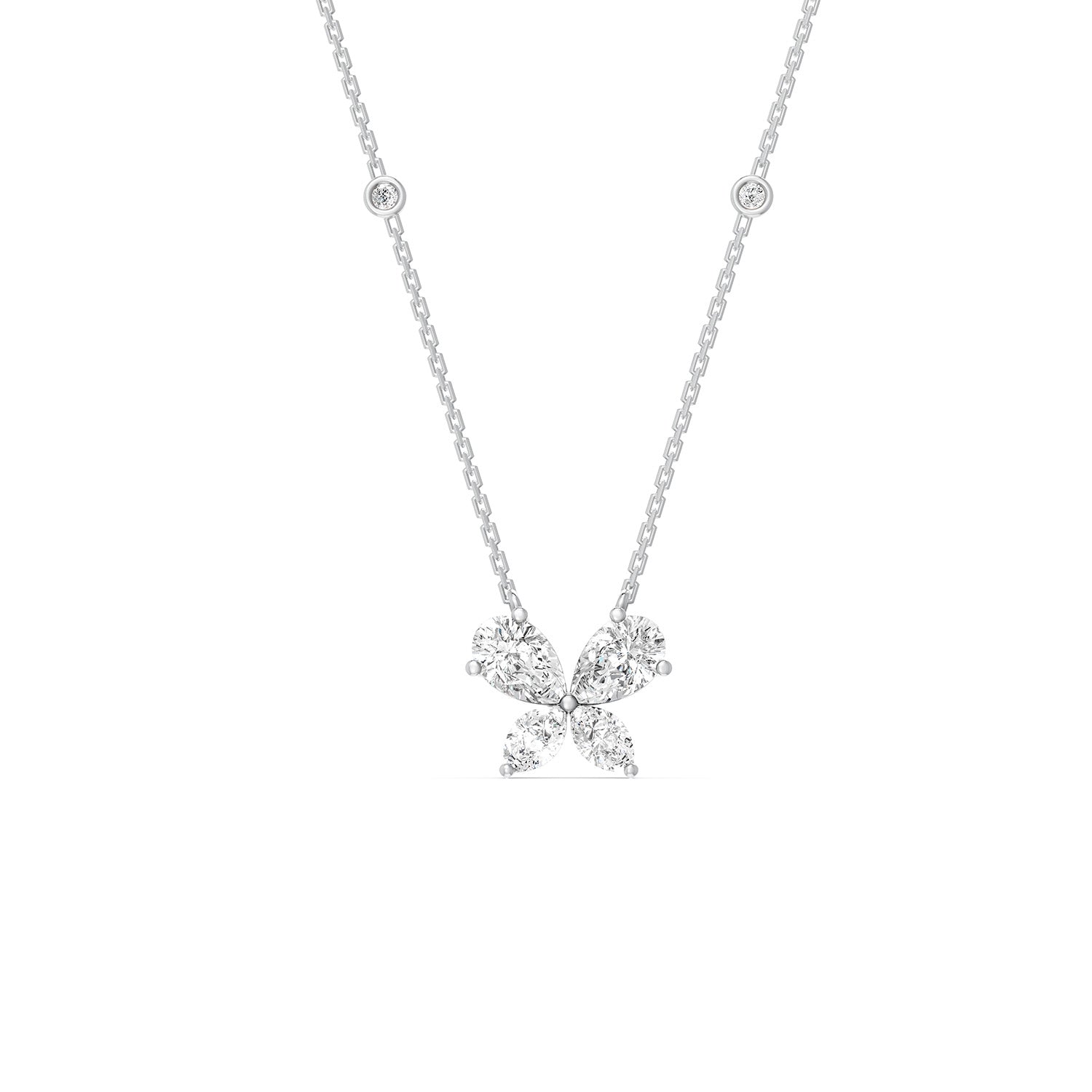 18 K White Gold