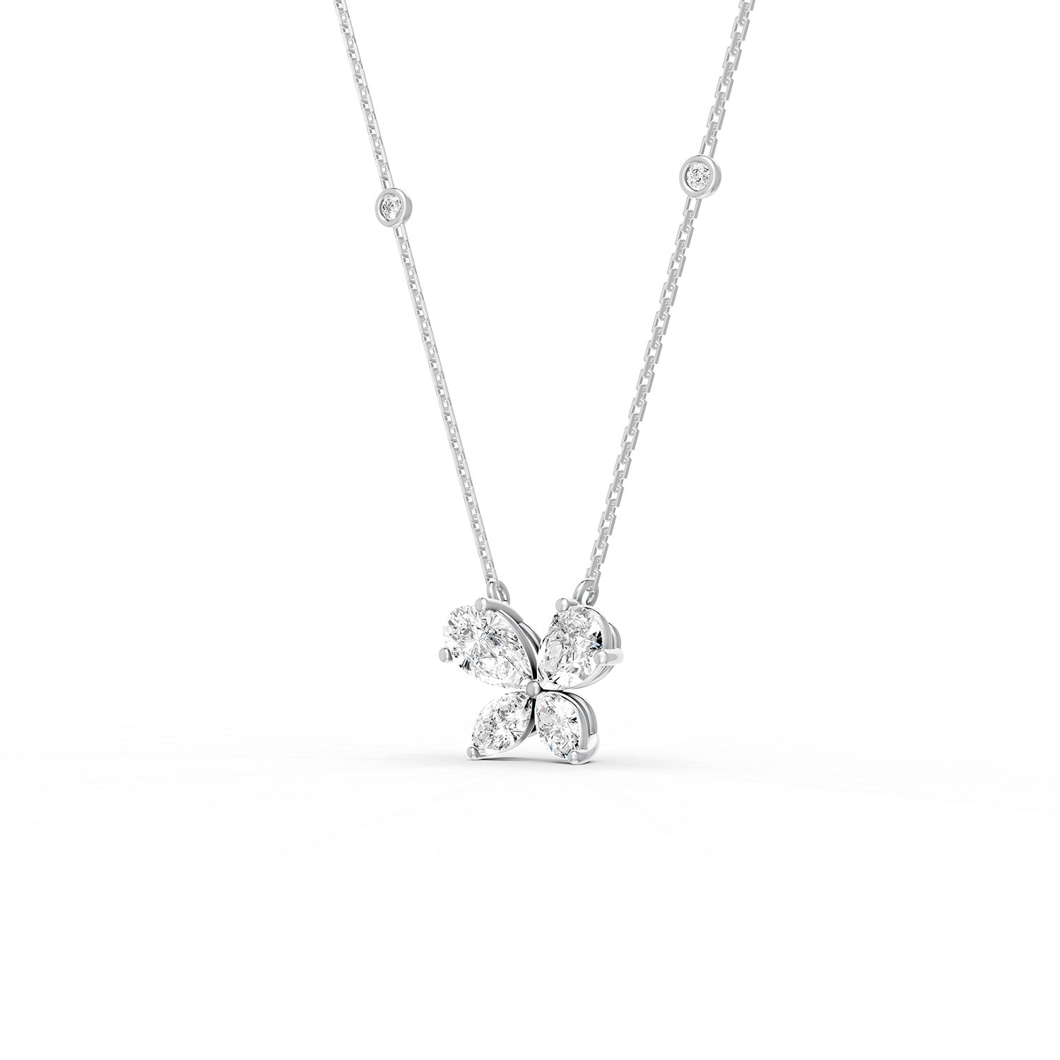18 K White Gold