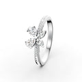 18 K White Gold