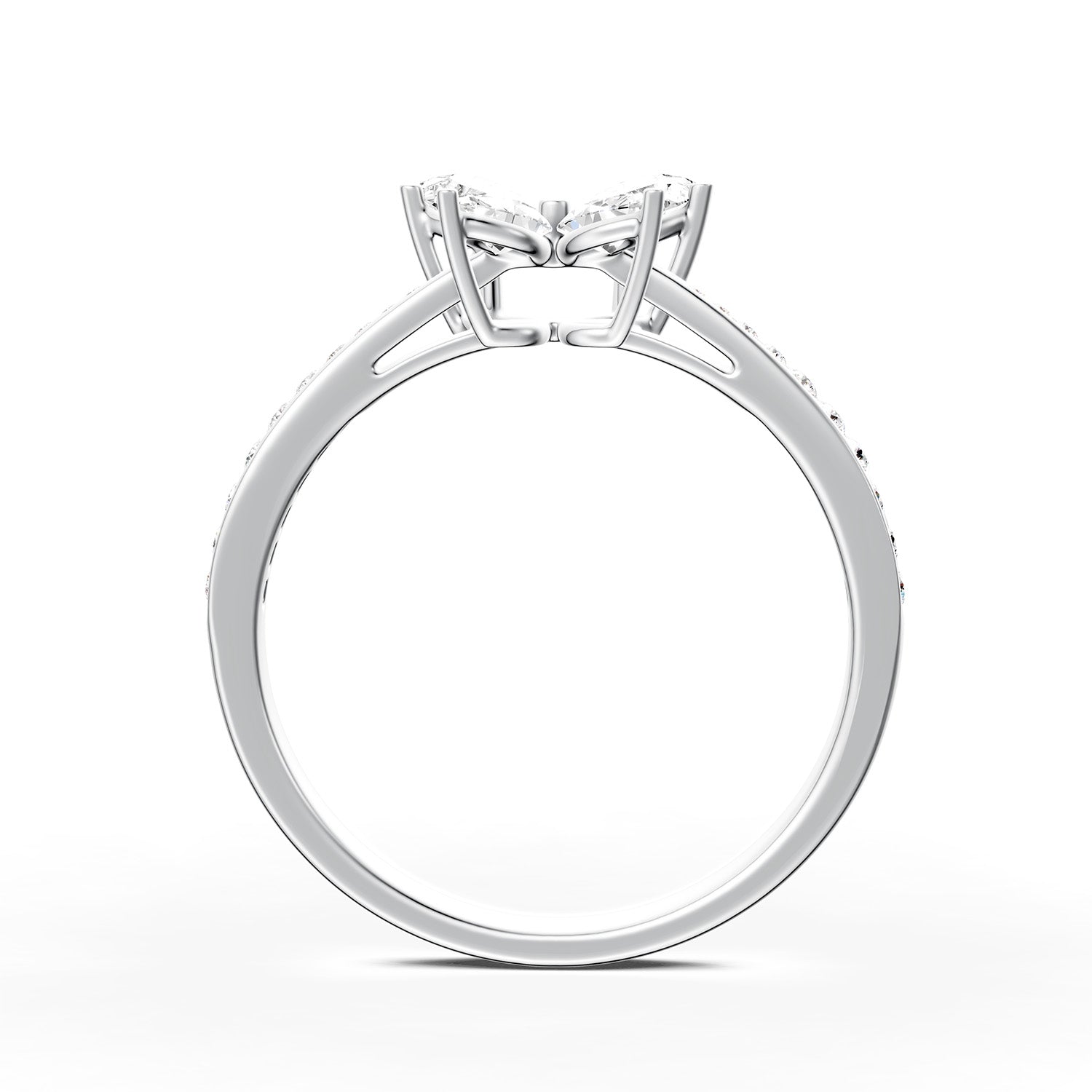 18 K White Gold