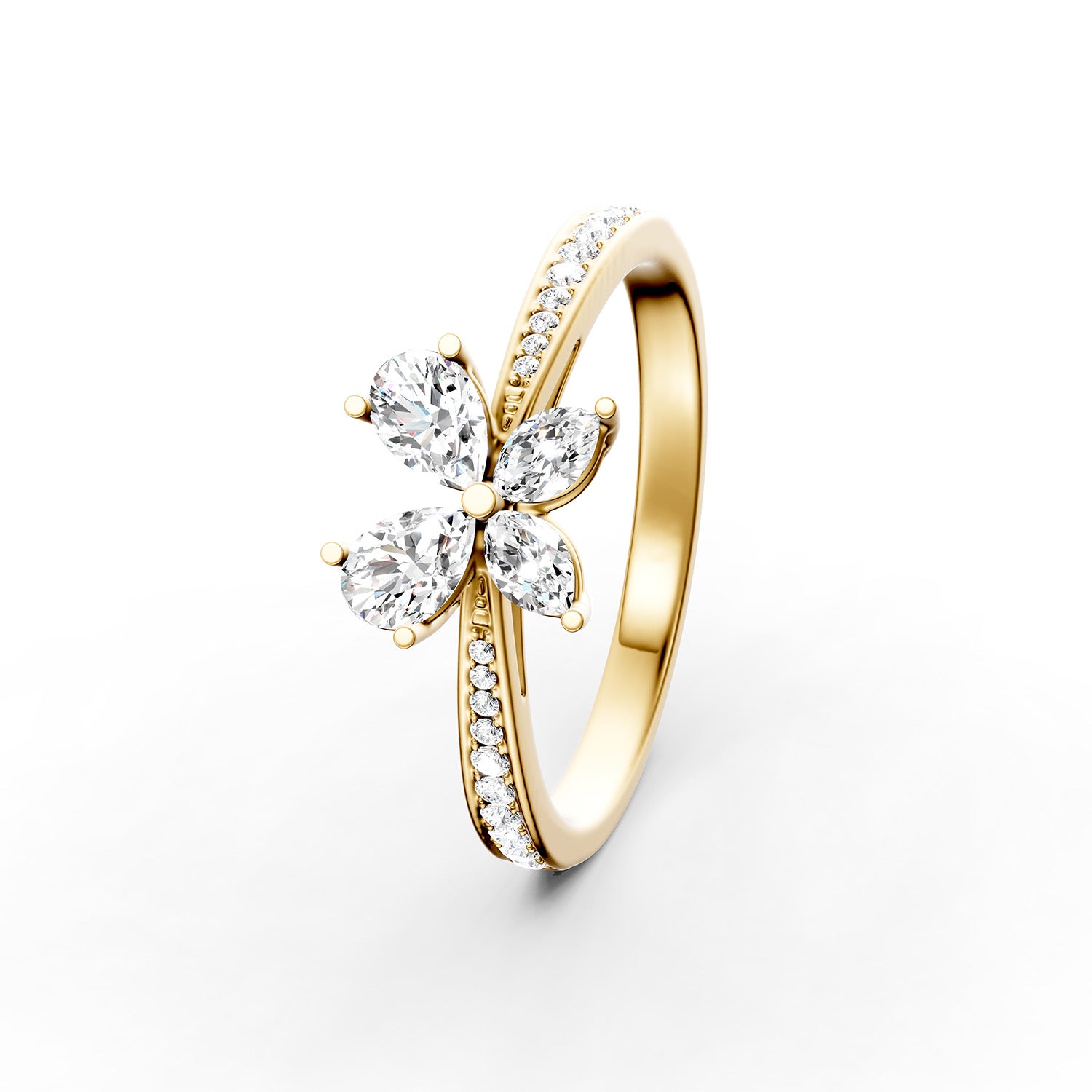 18 K Yellow Gold