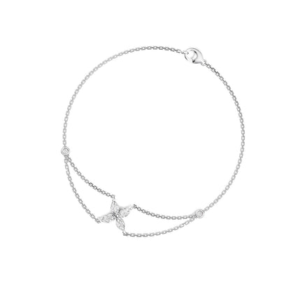 18 K White Gold