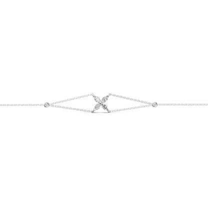 18 K White Gold
