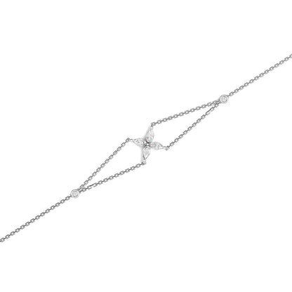 18 K White Gold