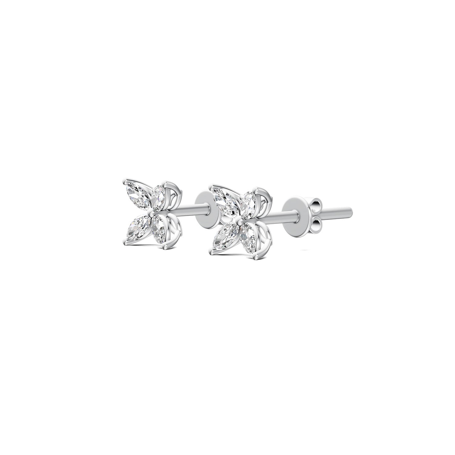 18 K White Gold