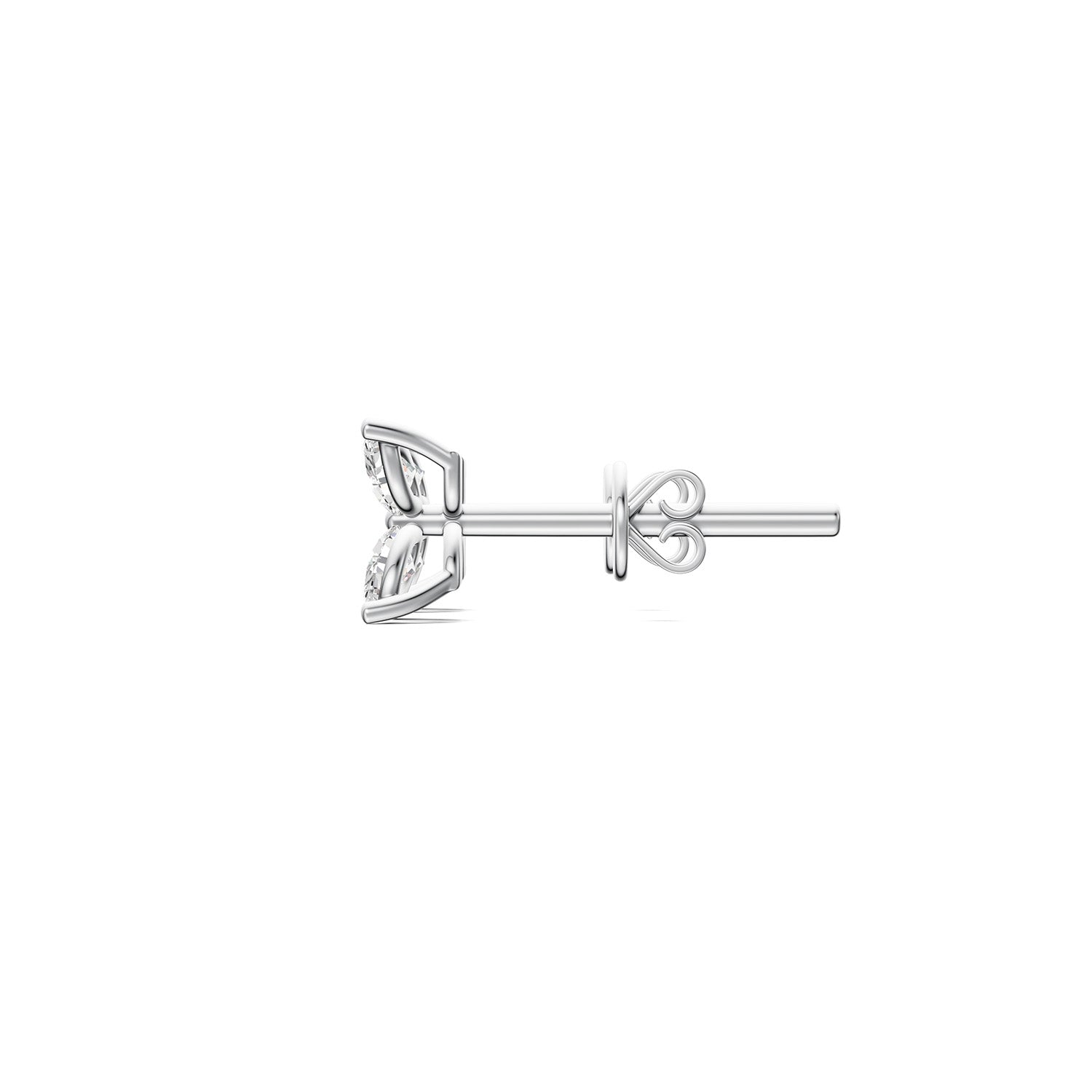 18 K White Gold