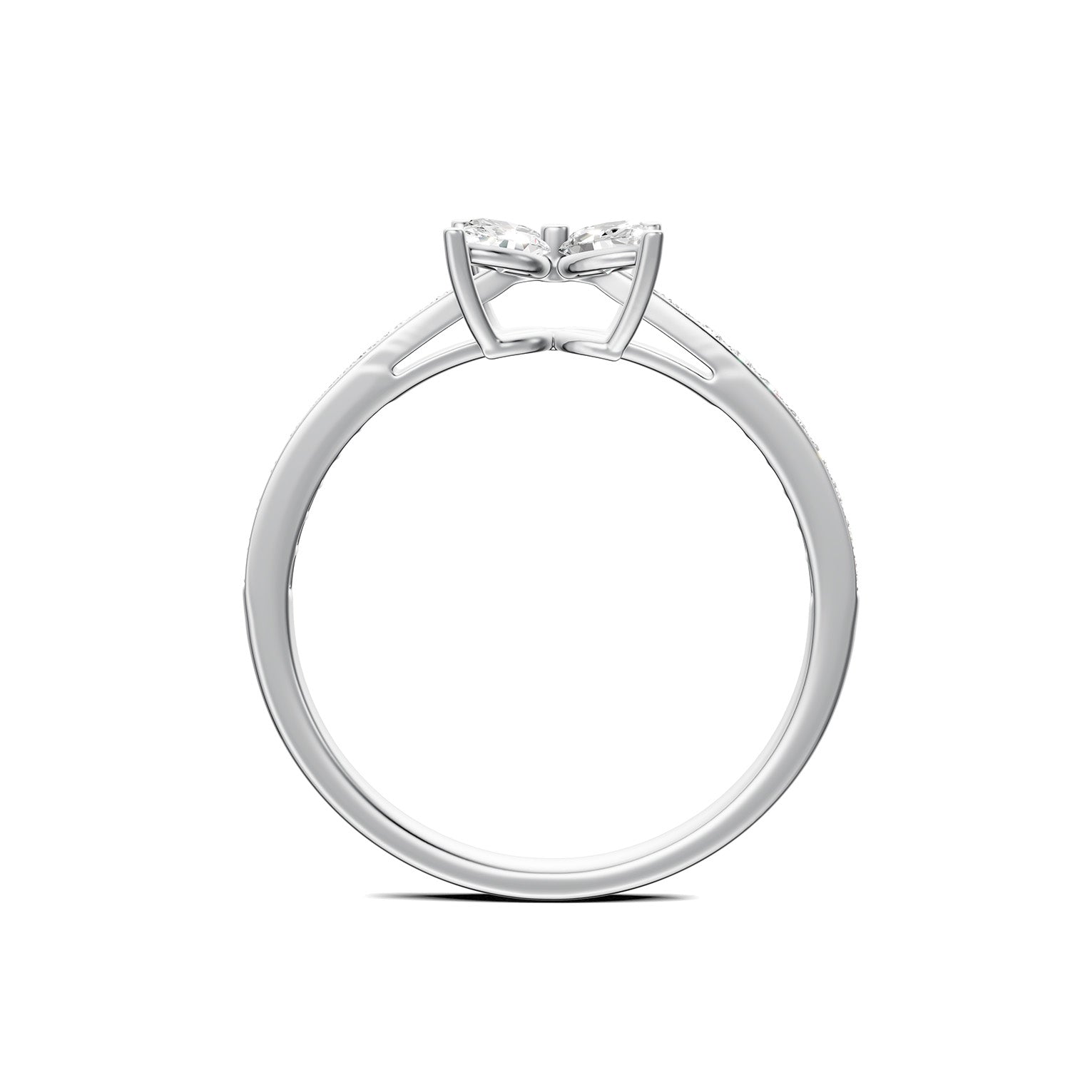 18 K White Gold