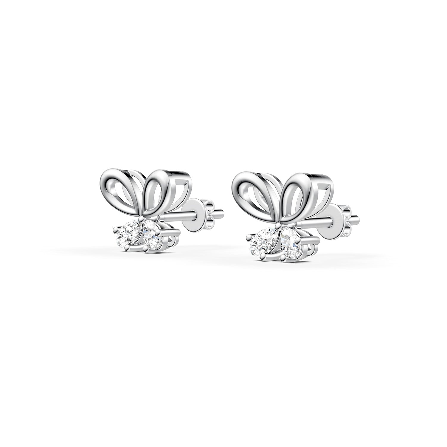 18 K White Gold