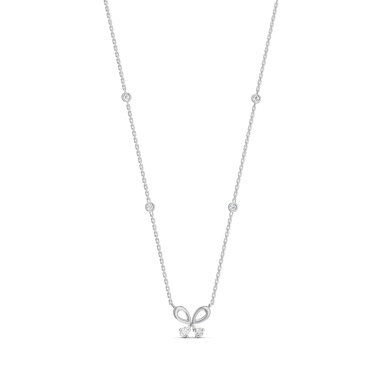 18 K White Gold