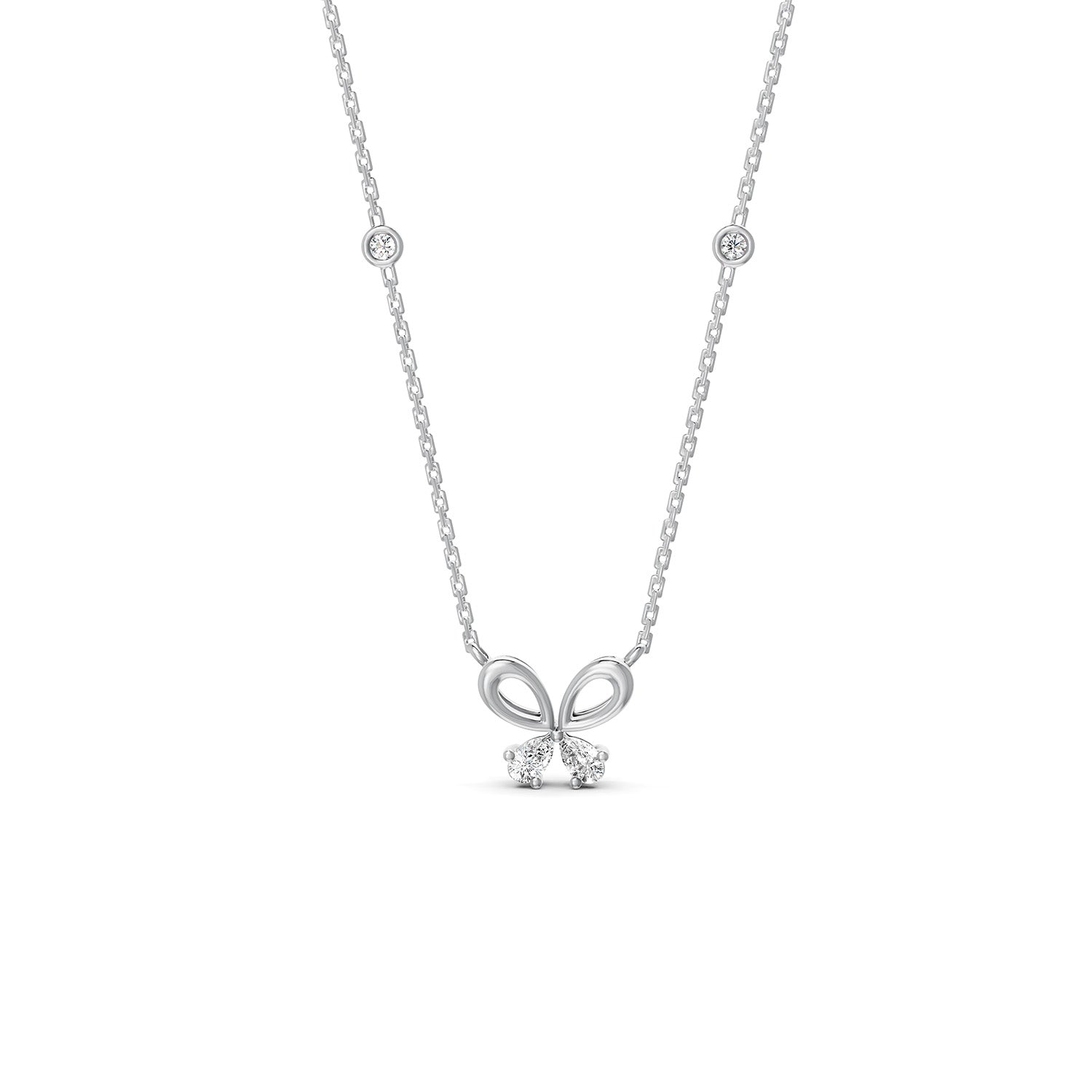 18 K White Gold