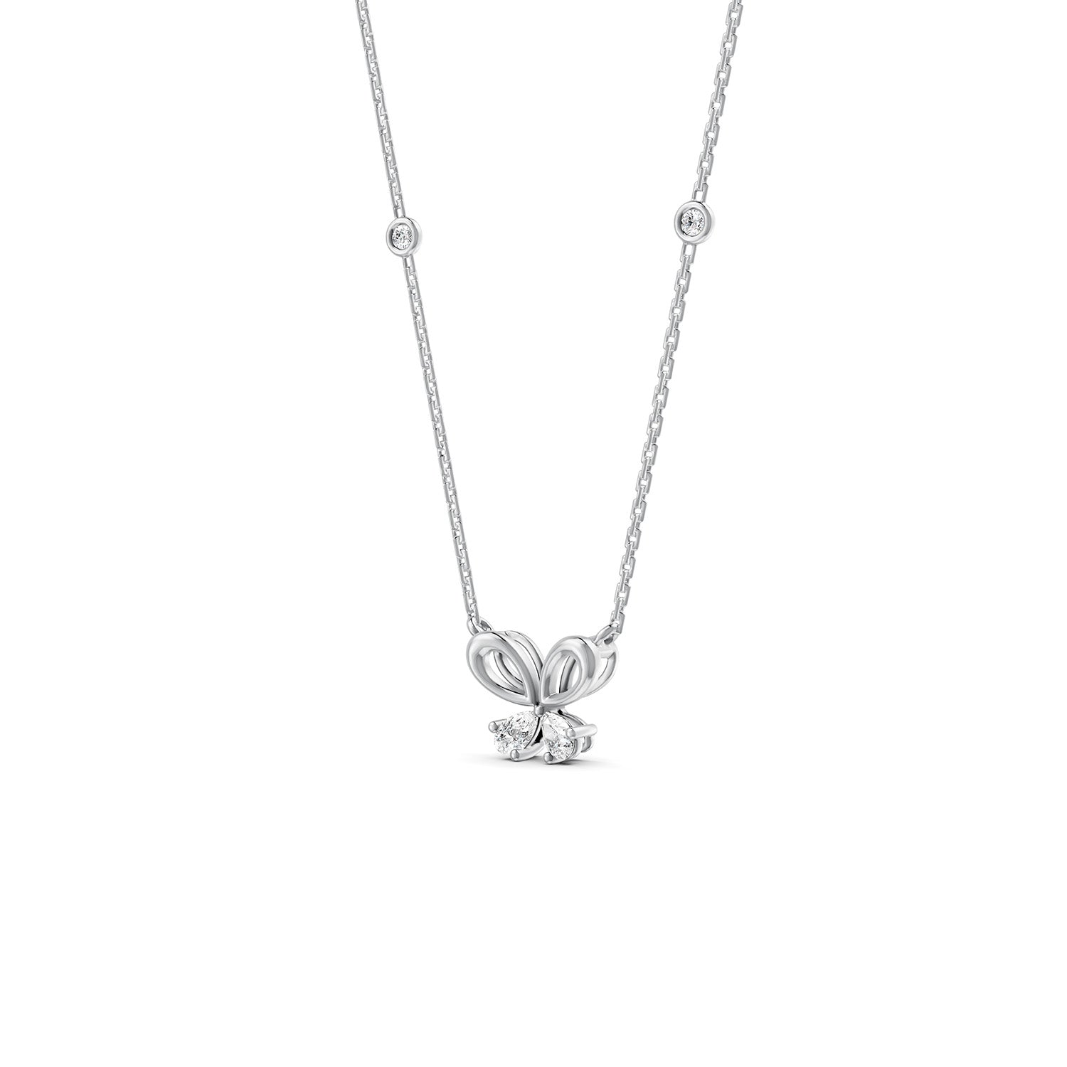 18 K White Gold
