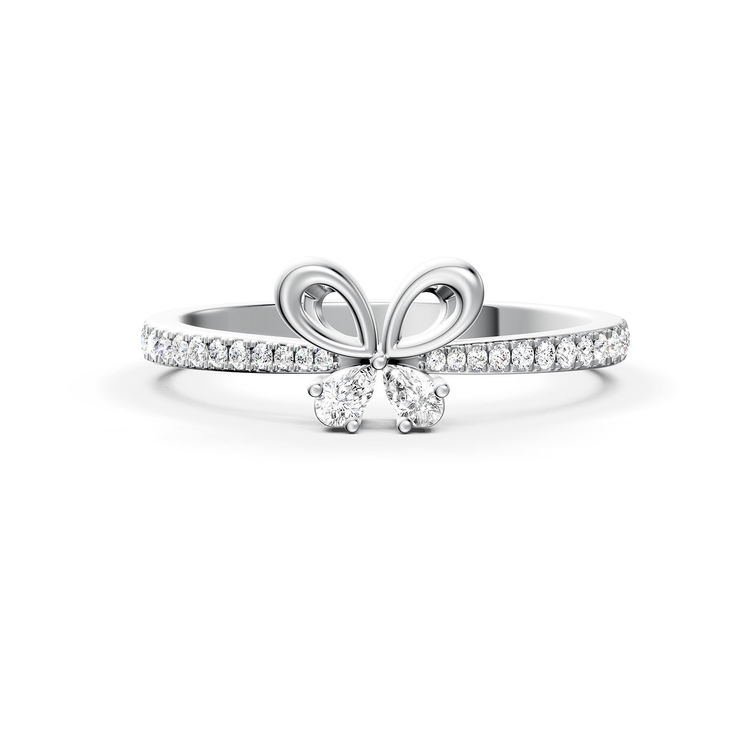 18 White Gold