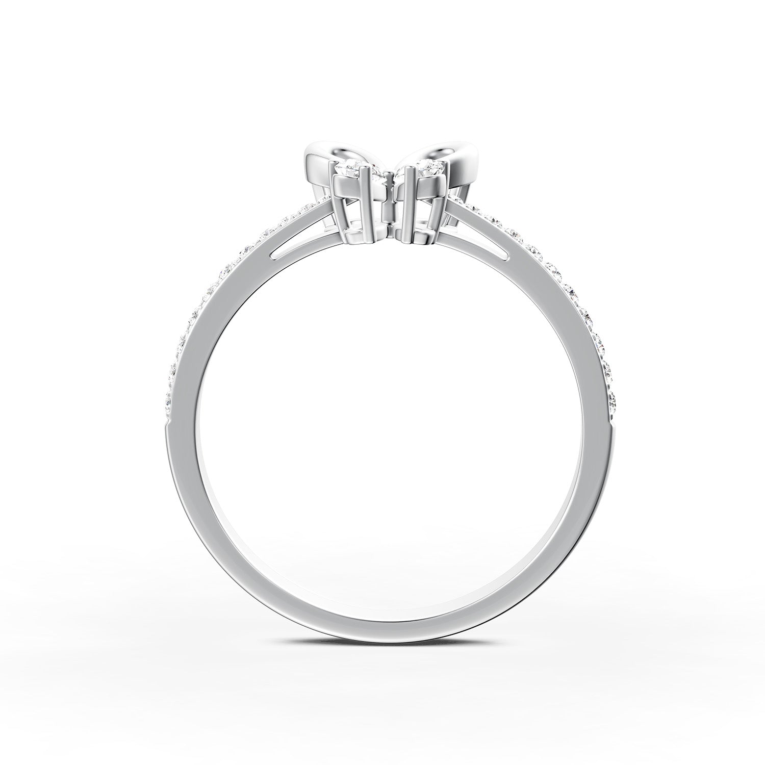 18 K White Gold
