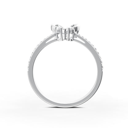 18 K White Gold