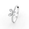 18 K White Gold