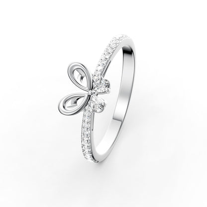 18 K White Gold