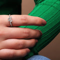 18 K White Gold