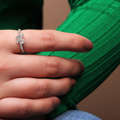 18 K White Gold