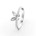 18 K White Gold