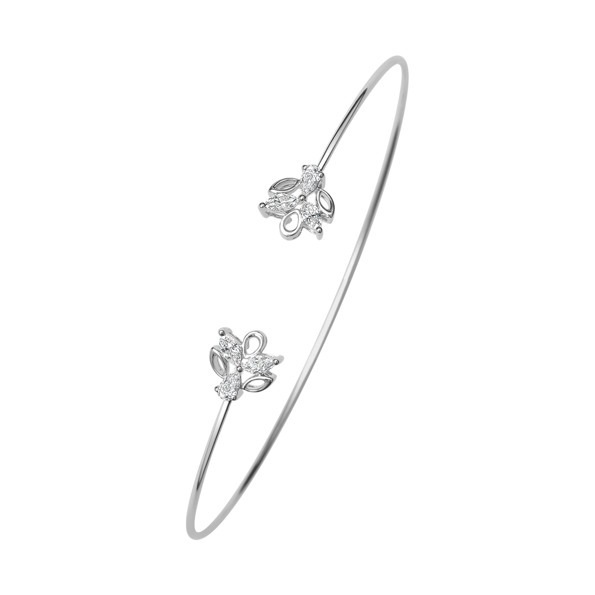 18 K White Gold