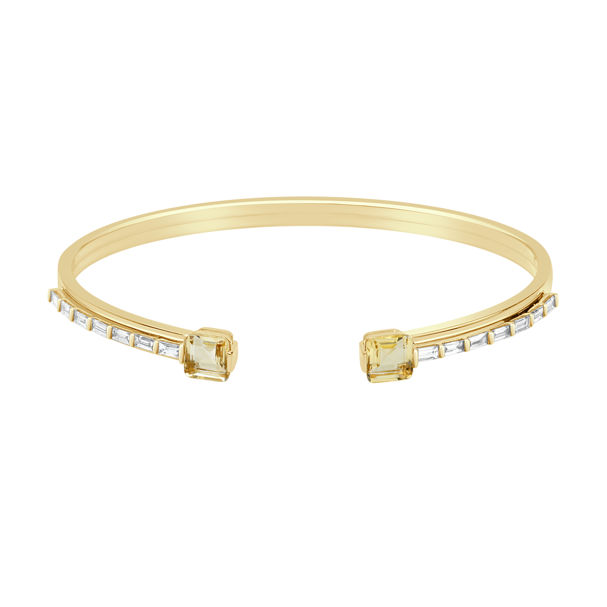 18 K Yellow Gold Citrine
