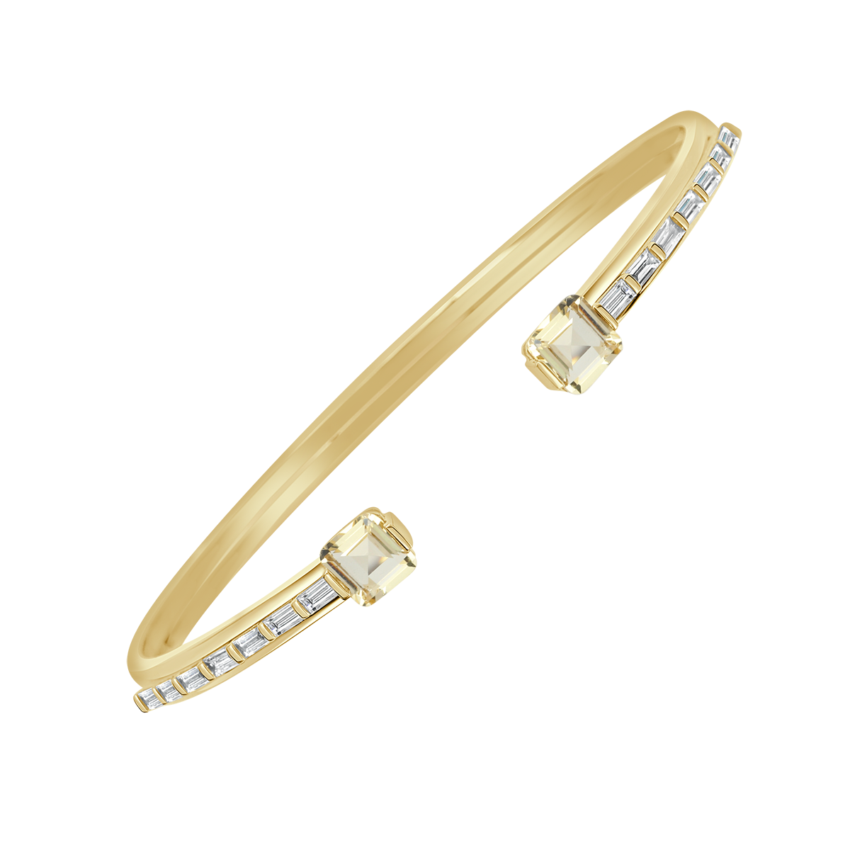 18 K Yellow Gold Citrine