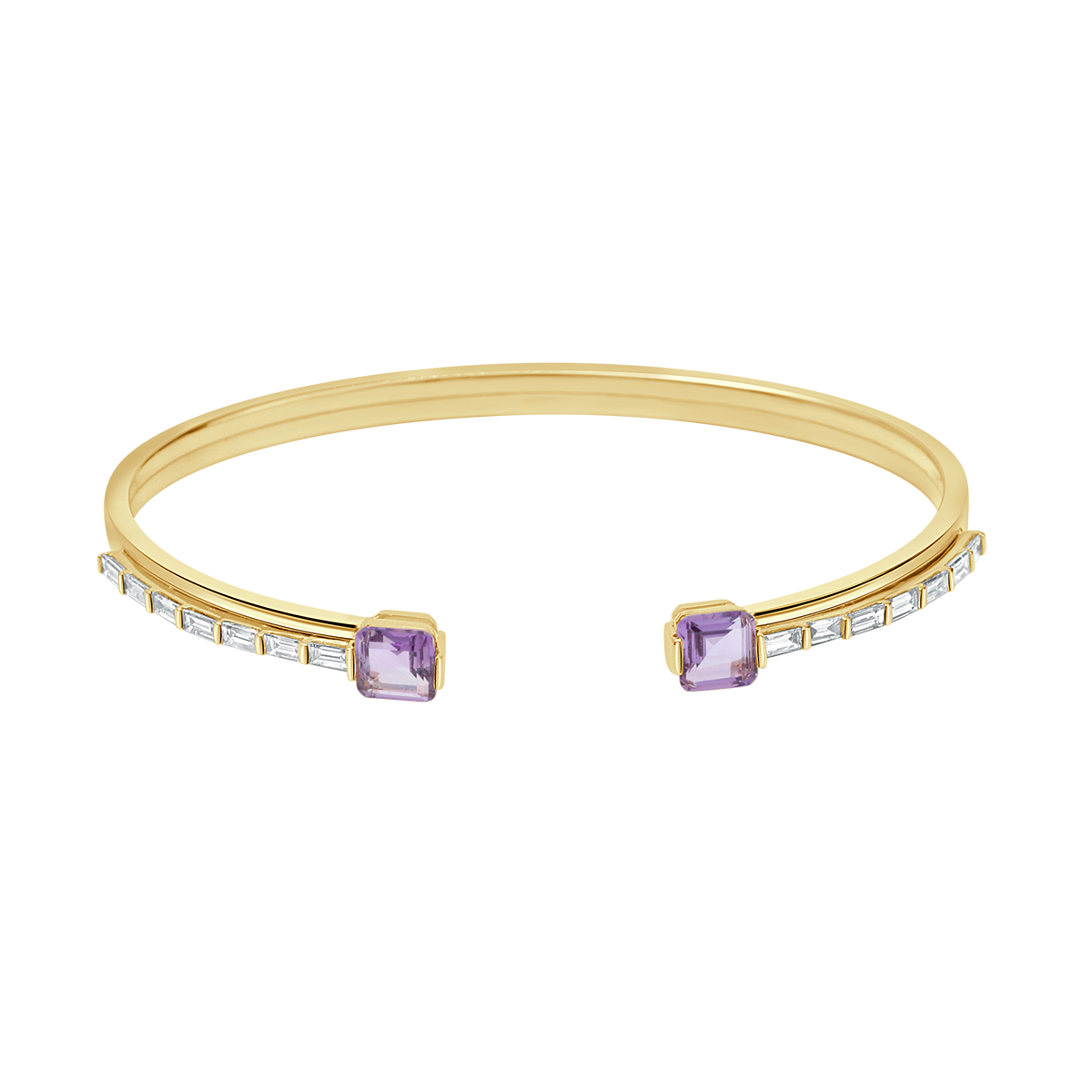 18 K Rose Gold Amethyst
