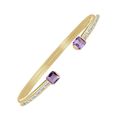 18 K Rose Gold Amethyst