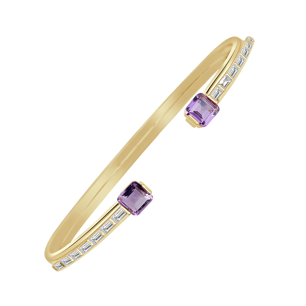 18 K Rose Gold Amethyst