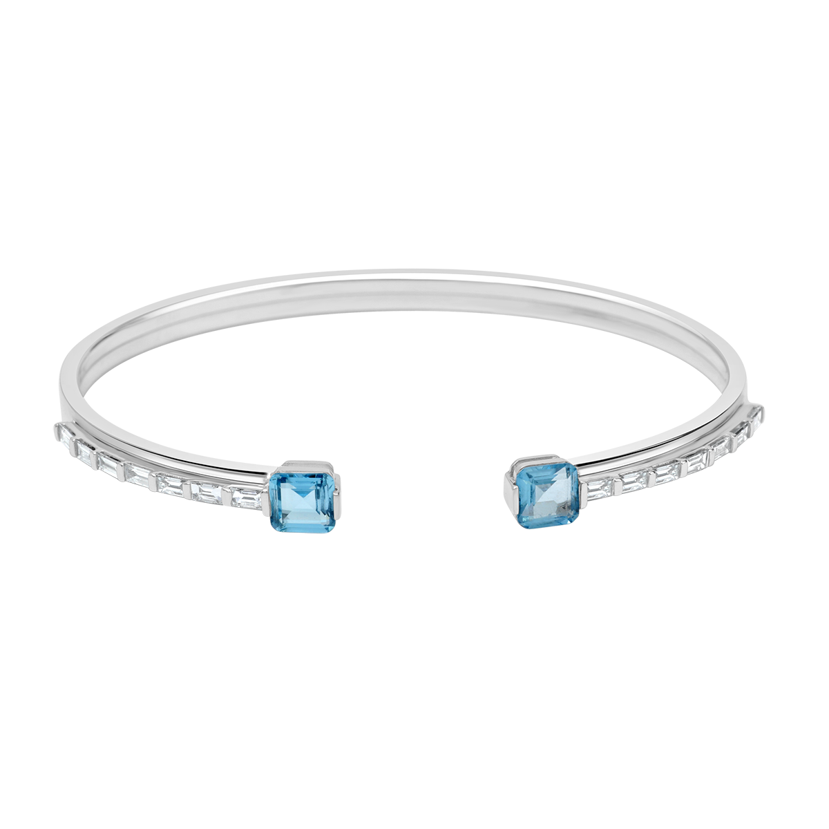 18 K White Gold Londonbluetopaz