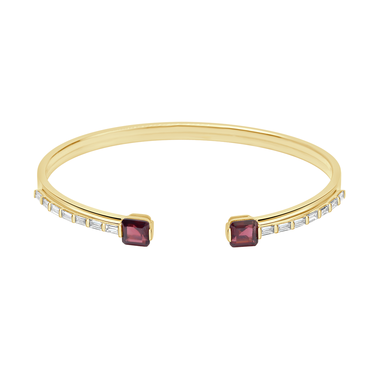 18 K Yellow Gold Garnet