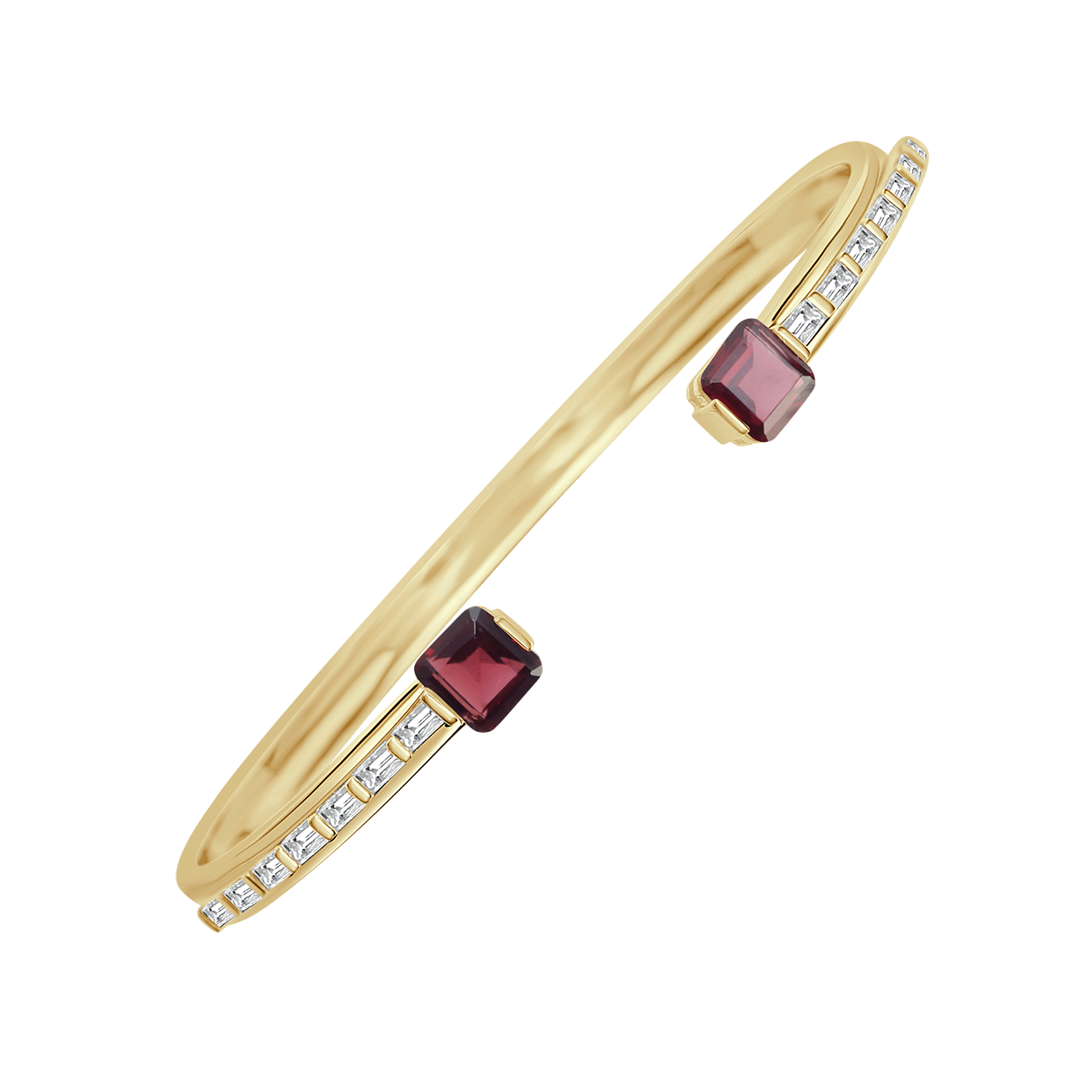 18 K Yellow Gold Garnet