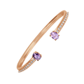 18 K Rose Gold Amethyst