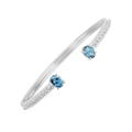 18 K White Gold Londonbluetopaz