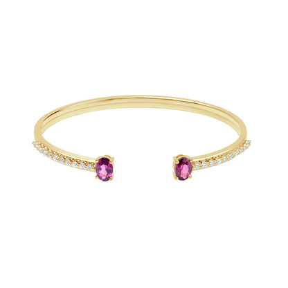 18 K Yellow Gold Garnet