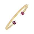 18 K Yellow Gold Garnet
