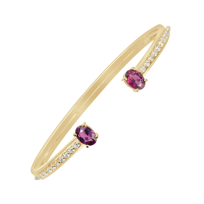 18 K Yellow Gold Garnet