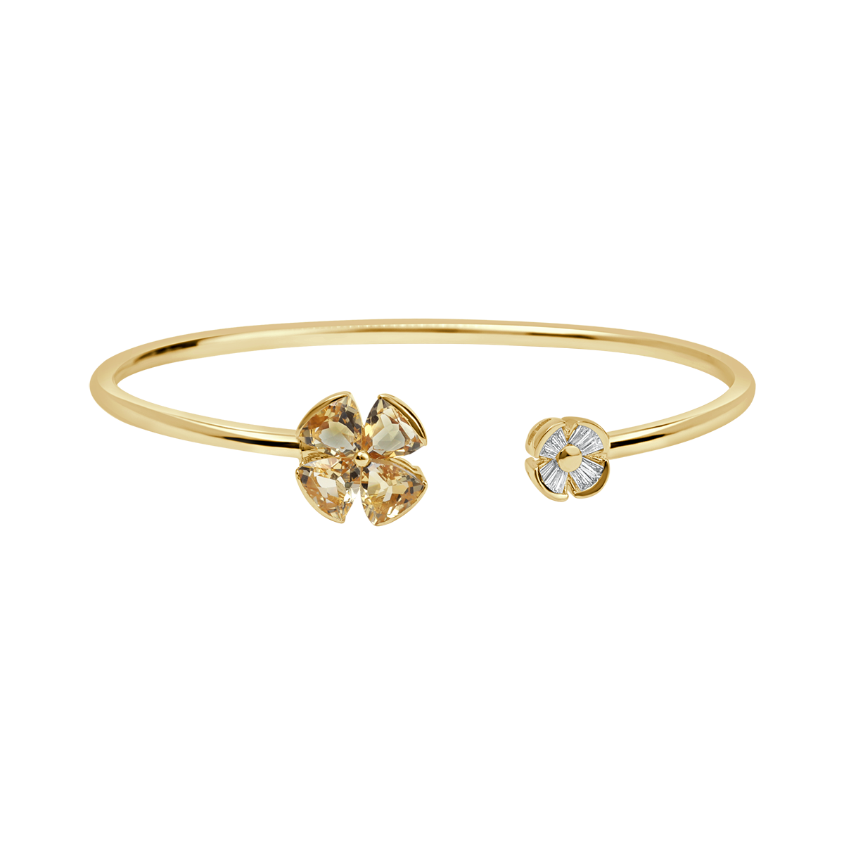18 K Yellow Gold Citrine