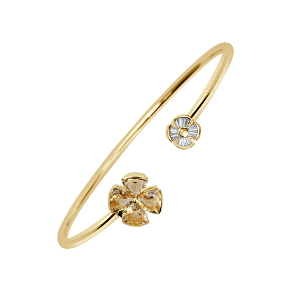 18 K Yellow Gold Citrine