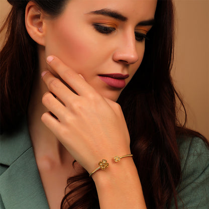 18 K Yellow Gold Citrine
